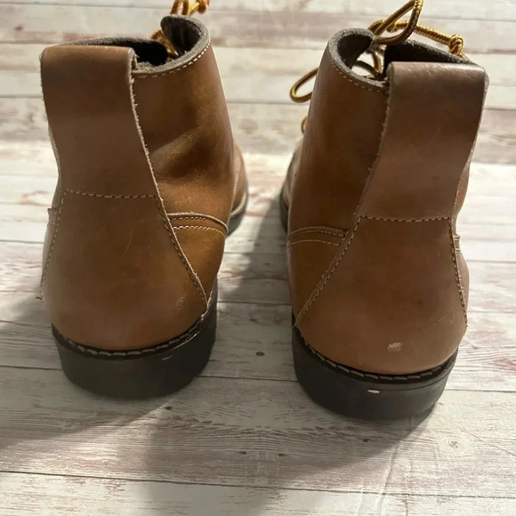 Lands’ End Vintage 1982 Leather Boots Men’s Size 10 Brown - Picture 5 of 10